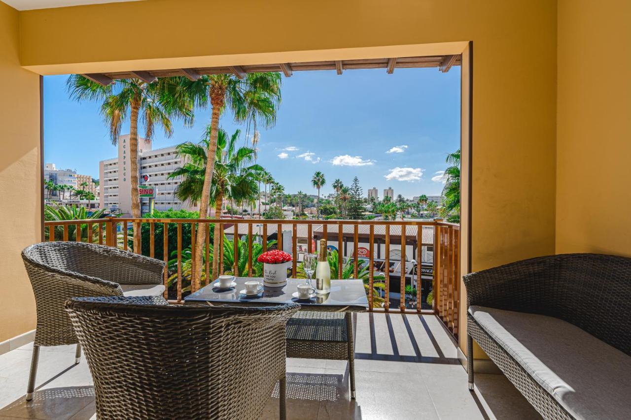 Amazing 3 Bedroom Apartment On The First Line Of The Best Las Americas Beach, Air Conditioner And Terrace Ocean View Playa de las Américas Extérieur photo