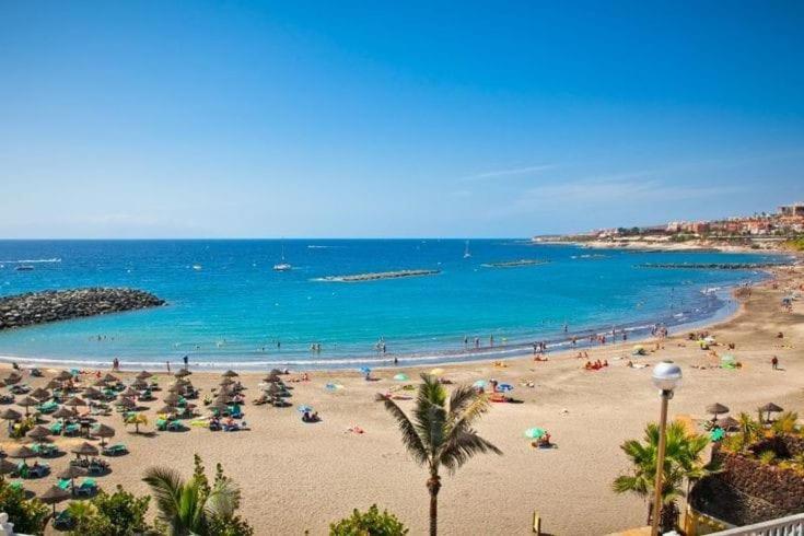 Amazing 3 Bedroom Apartment On The First Line Of The Best Las Americas Beach, Air Conditioner And Terrace Ocean View Playa de las Américas Extérieur photo